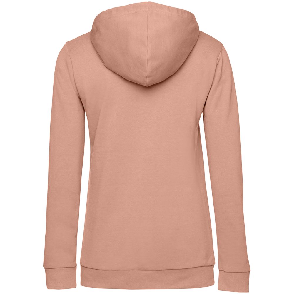 Толстовка с капюшоном женская Hoodie, бежевая (nude), размер L